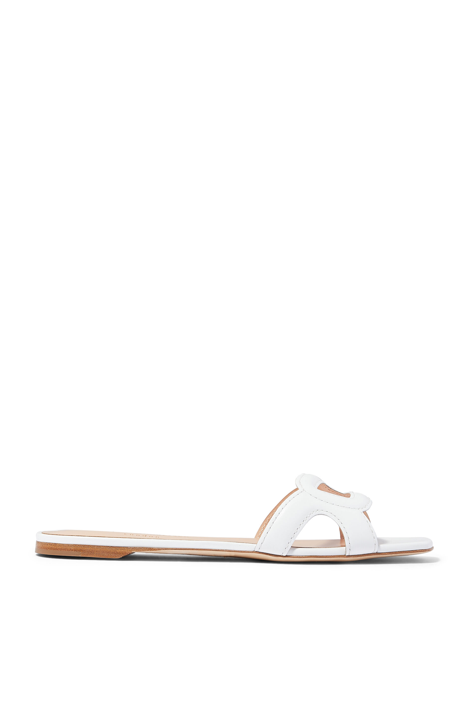 Buy Rupert Sanderson Picaroon Flat Leather Sandals for Womens